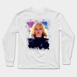 Blondie paint splash Long Sleeve T-Shirt